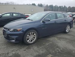 Salvage cars for sale at Exeter, RI auction: 2018 Chevrolet Malibu LT