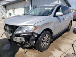 Salvage cars for sale from Copart Pekin, IL: 2015 Nissan Pathfinder S