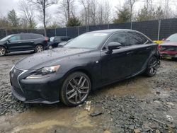 Salvage cars for sale at Waldorf, MD auction: 2016 Lexus IS 200T