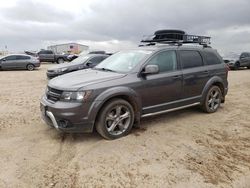 Salvage cars for sale from Copart Amarillo, TX: 2016 Dodge Journey Crossroad