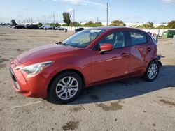Salvage cars for sale at Miami, FL auction: 2017 Toyota Yaris IA