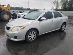 Salvage cars for sale from Copart Dunn, NC: 2009 Toyota Corolla Base