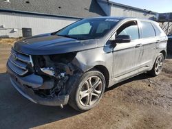 Vehiculos salvage en venta de Copart Davison, MI: 2017 Ford Edge Titanium