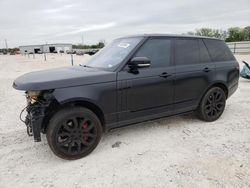 Salvage cars for sale from Copart New Braunfels, TX: 2016 Land Rover Range Rover Supercharged