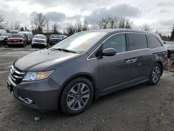 Honda salvage cars for sale: 2015 Honda Odyssey Touring