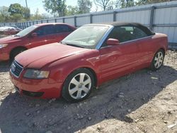 Salvage cars for sale from Copart Riverview, FL: 2006 Audi A4 1.8 Cabriolet