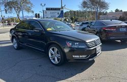 Salvage cars for sale from Copart Sun Valley, CA: 2012 Volkswagen Passat SEL