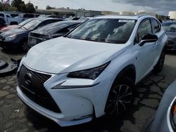 Salvage cars for sale from Copart Martinez, CA: 2017 Lexus NX 200T Base