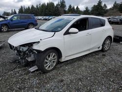 Salvage cars for sale at Graham, WA auction: 2013 Mazda 3 I