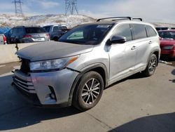 Salvage cars for sale at Brighton, CO auction: 2017 Toyota Highlander SE