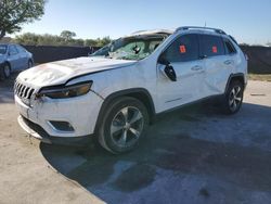 Salvage vehicles for parts for sale at auction: 2019 Jeep Cherokee Limited