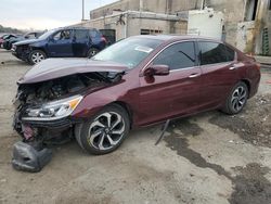 Salvage cars for sale from Copart Fredericksburg, VA: 2016 Honda Accord EXL
