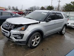 Salvage cars for sale from Copart Moraine, OH: 2017 Ford Explorer XLT