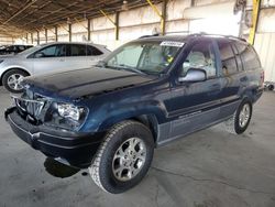 Salvage cars for sale from Copart Phoenix, AZ: 2001 Jeep Grand Cherokee Laredo