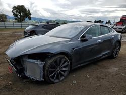 Salvage cars for sale from Copart San Martin, CA: 2014 Tesla Model S