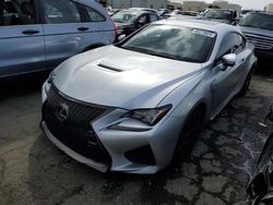 Salvage cars for sale at Martinez, CA auction: 2015 Lexus RC-F