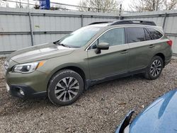 Salvage cars for sale from Copart Walton, KY: 2017 Subaru Outback 2.5I Limited