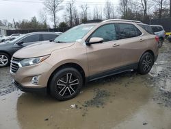 Salvage cars for sale from Copart Waldorf, MD: 2018 Chevrolet Equinox LT