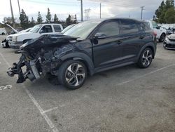 Salvage cars for sale from Copart Rancho Cucamonga, CA: 2016 Hyundai Tucson Limited