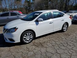 2017 Nissan Sentra S en venta en Austell, GA