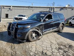 Salvage cars for sale at West Mifflin, PA auction: 2020 Ford Explorer Police Interceptor