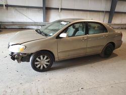 Toyota Corolla CE salvage cars for sale: 2005 Toyota Corolla CE