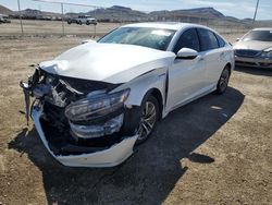 Salvage cars for sale at auction: 2020 Honda Accord Touring Hybrid