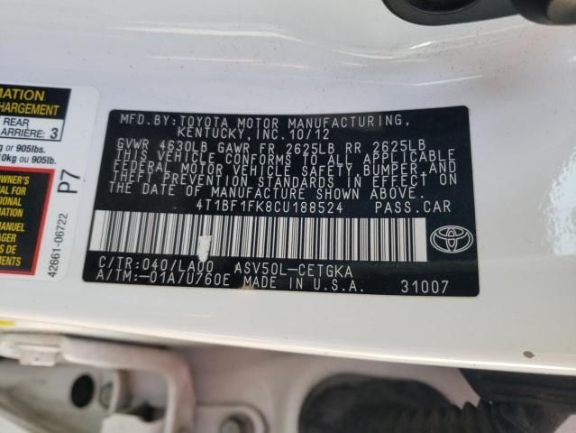 2012 Toyota Camry Base