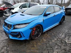 Salvage vehicles for parts for sale at auction: 2021 Honda Civic TYPE-R Touring