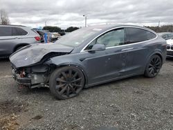 Salvage cars for sale from Copart East Granby, CT: 2017 Tesla Model X