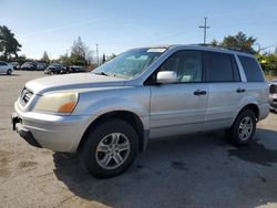 Salvage cars for sale from Copart San Martin, CA: 2004 Honda Pilot EXL