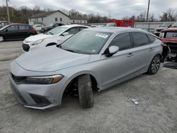Salvage cars for sale at York Haven, PA auction: 2024 Honda Civic EXL