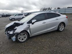 Salvage cars for sale from Copart Anderson, CA: 2019 Chevrolet Cruze LS