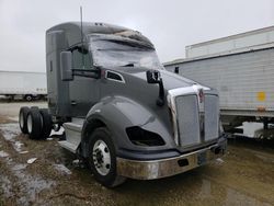 Salvage trucks for sale at Cicero, IN auction: 2019 Kenworth Construction T680