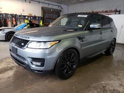 Salvage cars for sale from Copart Candia, NH: 2016 Land Rover Range Rover Sport HSE