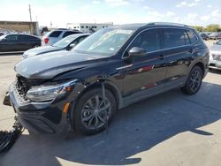 Salvage cars for sale at Grand Prairie, TX auction: 2022 Volkswagen Tiguan SE