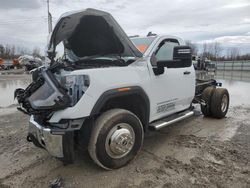 Salvage cars for sale at Leroy, NY auction: 2024 GMC Sierra K3500