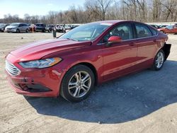 Salvage cars for sale at Ellwood City, PA auction: 2018 Ford Fusion SE