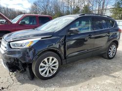 Salvage cars for sale at North Billerica, MA auction: 2019 Ford Escape SEL