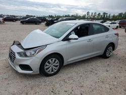 Salvage cars for sale at Houston, TX auction: 2022 Hyundai Accent SE