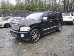 Salvage cars for sale at Waldorf, MD auction: 2006 Infiniti QX56