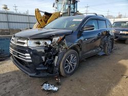 Salvage cars for sale at Chicago Heights, IL auction: 2019 Toyota Highlander SE