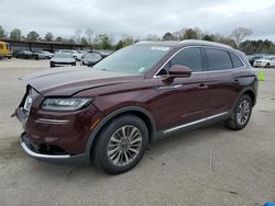 Lincoln Nautilus Reserve salvage cars for sale: 2021 Lincoln Nautilus Reserve