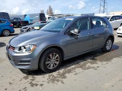 Salvage cars for sale at Vallejo, CA auction: 2016 Volkswagen Golf S/SE