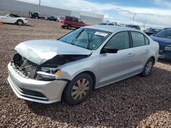 Salvage cars for sale at Phoenix, AZ auction: 2015 Volkswagen Jetta Base