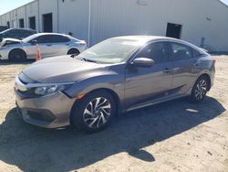 Salvage cars for sale at Jacksonville, FL auction: 2018 Honda Civic EX