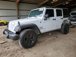 Salvage cars for sale from Copart Houston, TX: 2017 Jeep Wrangler Unlimited Sport