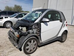 Smart salvage cars for sale: 2013 Smart Fortwo Pure