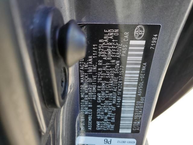 2012 Toyota Camry Base