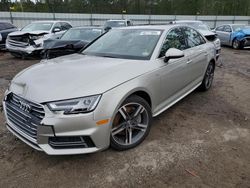 Salvage cars for sale at Harleyville, SC auction: 2017 Audi A4 Premium Plus